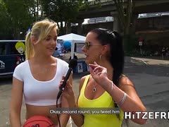 Blonder Teen aus Deutschland beim Fremdfick